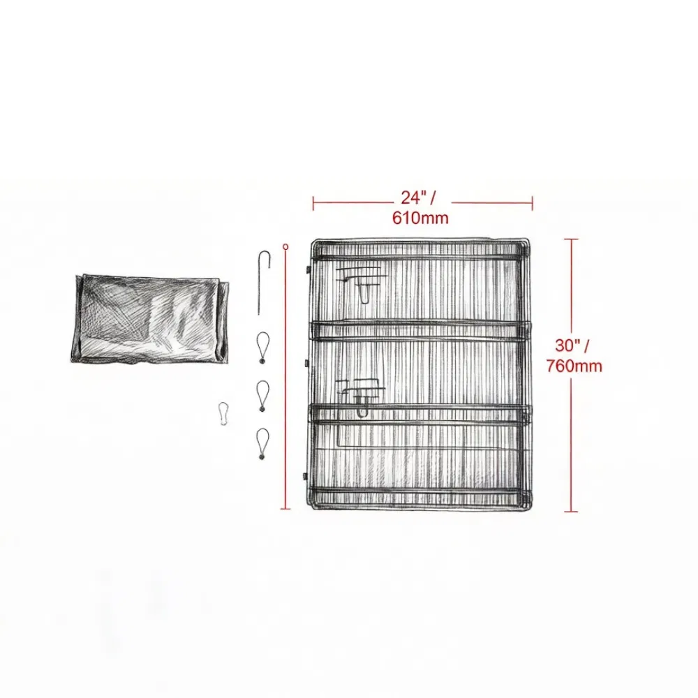 Dog House with Easy to Clean and Space-Saving for Outdoor photo 6