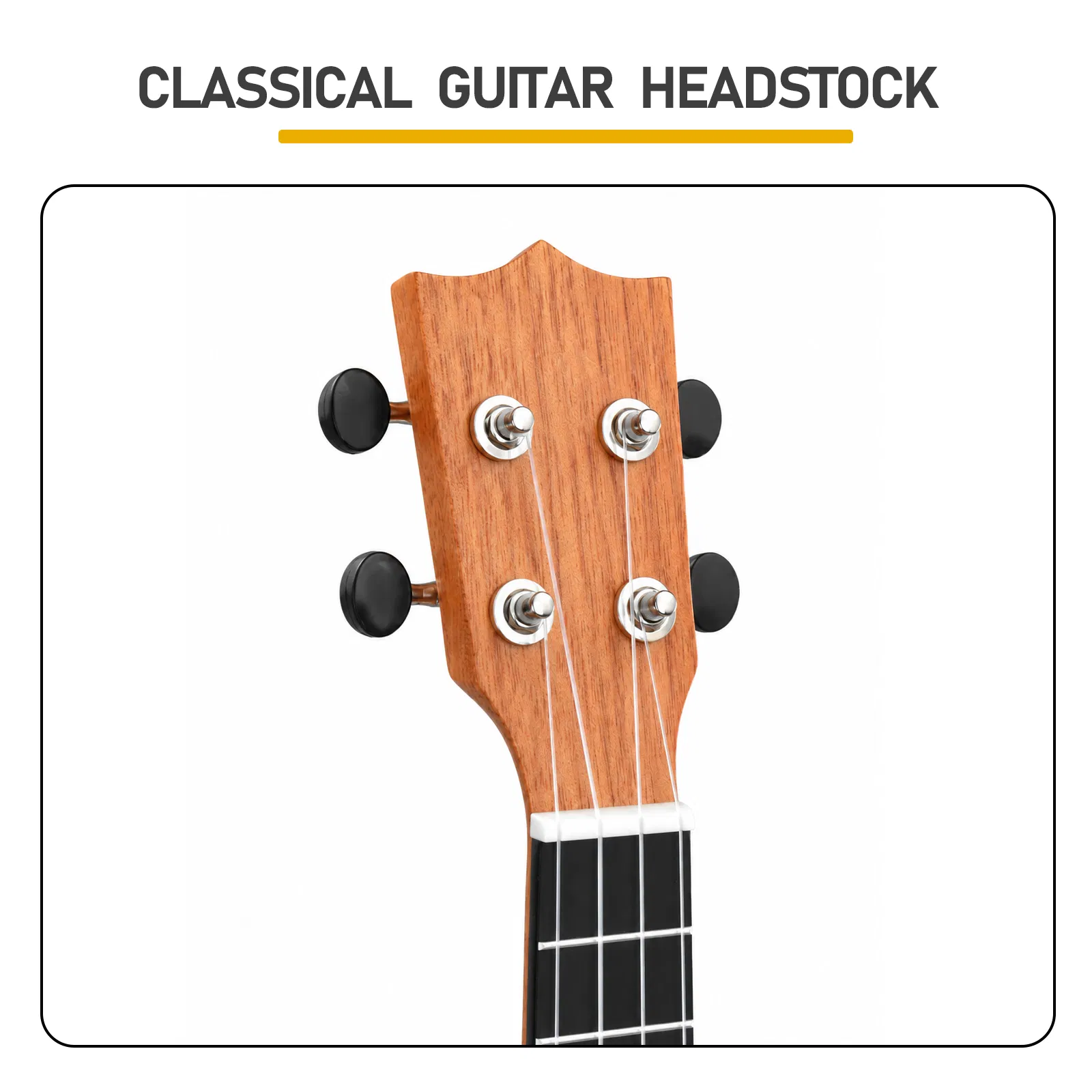 23in mahogany body rosewood fingerboard ukulele, cotton bag, capo, strap, picks*2, tunerStringsDust cloth photo 3