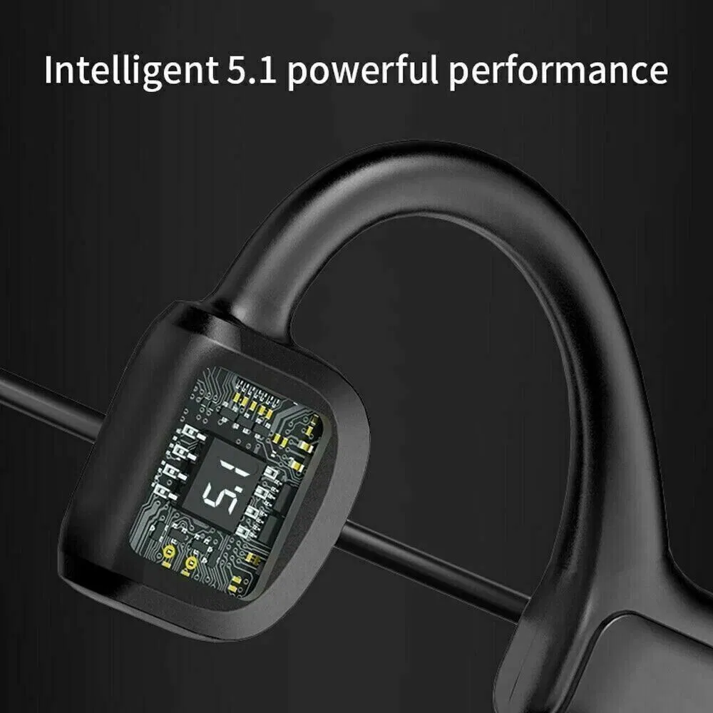 Bone Conduction Headphones Bluetooth 5.1 Wireless Earbuds Outdoor Sport Headset photo 5