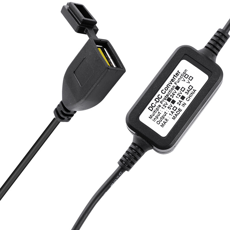 Waterproof Motorbike Motorcycle Power Adapter USB Charger Socket For GPS 12V-24V photo 1