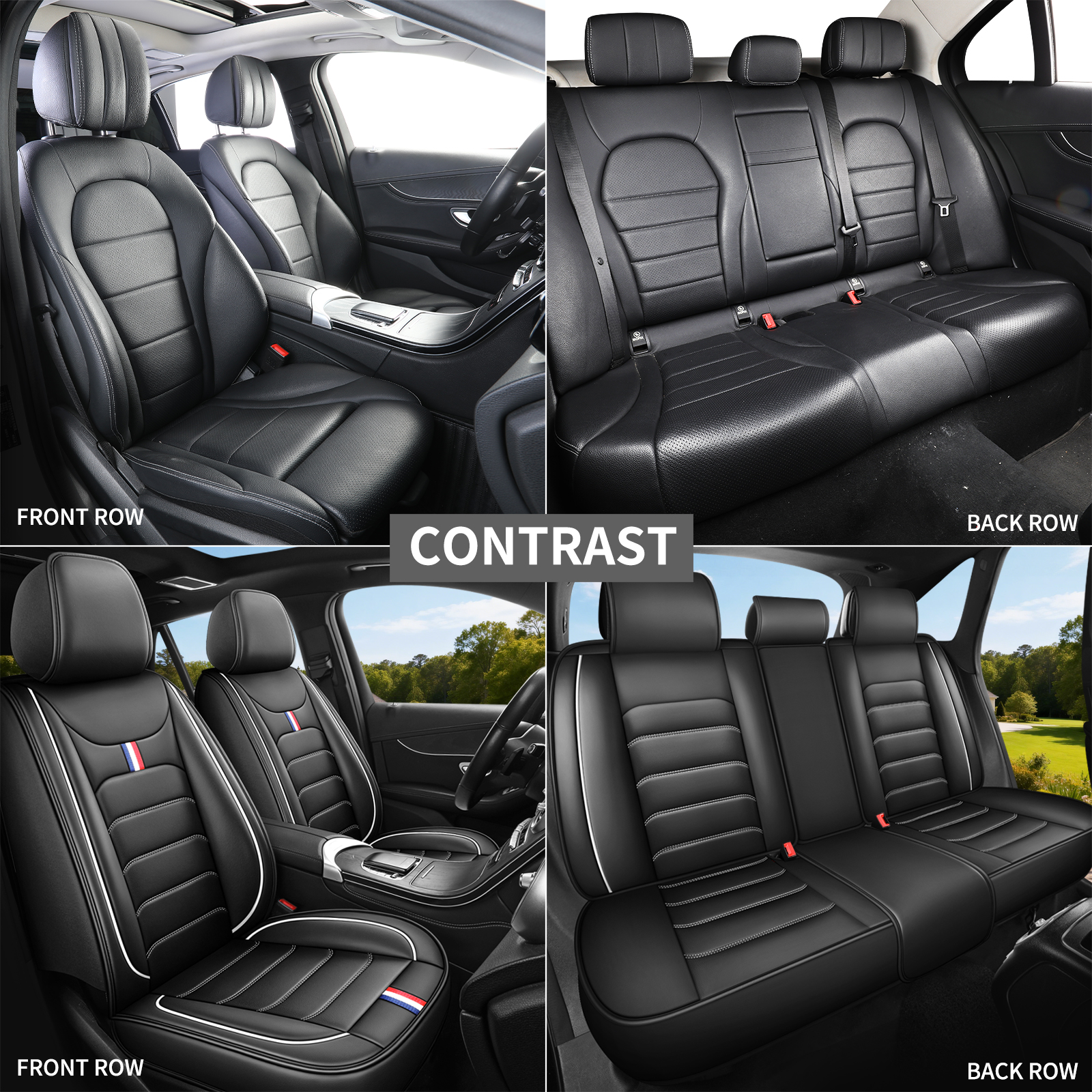 Model 2601, New-style Full-coverage Racing-look Seat Covers photo 2
