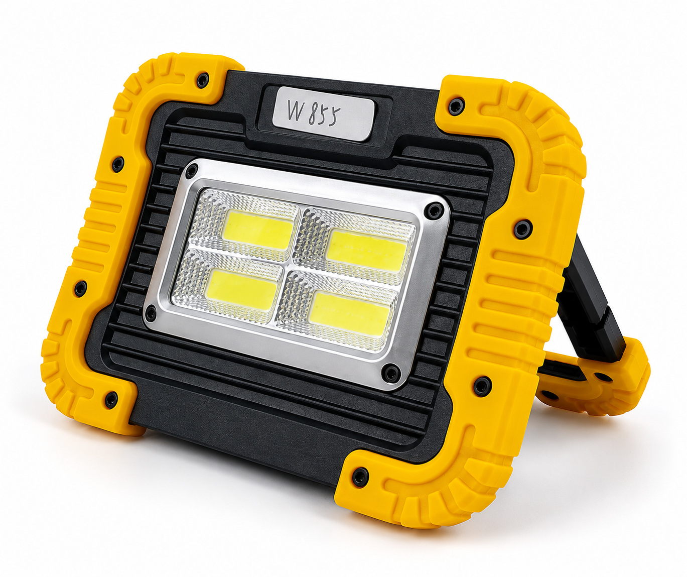 Solar Powered Rechargeable COB LED Flood Light W855 3x 18650 Battery 4 Hour Runtime 30W photo 1