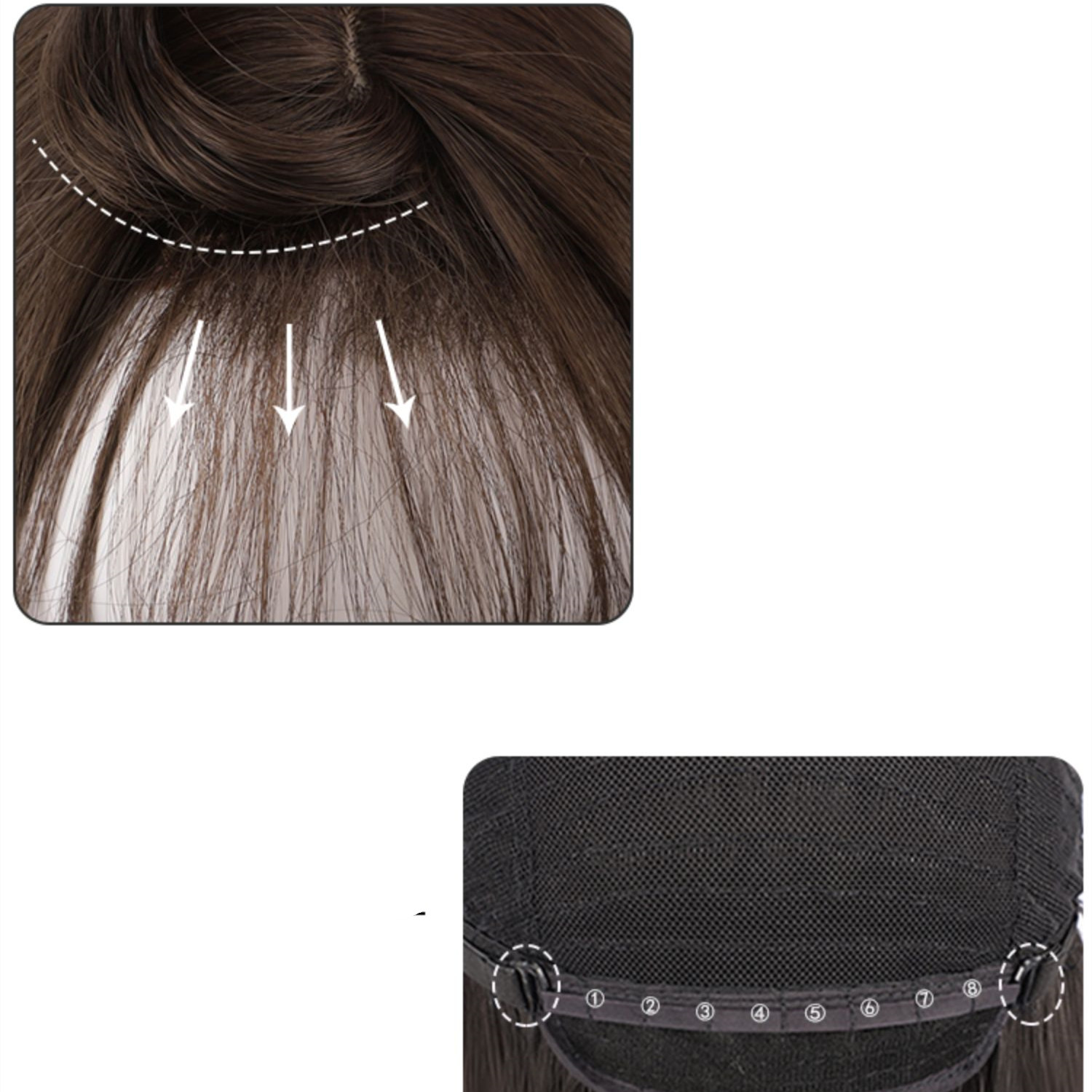 Princess Cut Wig Female Long Hair Simulation Net Red photo 2