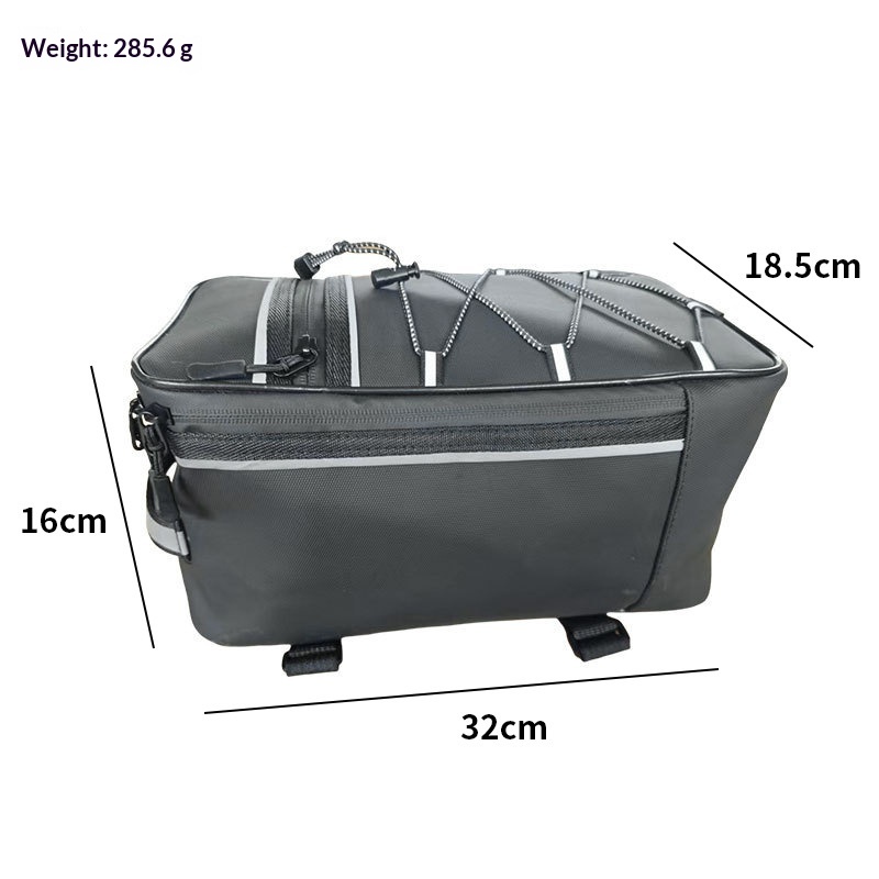 Mountain Bike Rear Rack Waterproof Travel Bag For Long And Short Trips, Bicycle Rear Seat Travel Tail Bag Storage Box photo 5