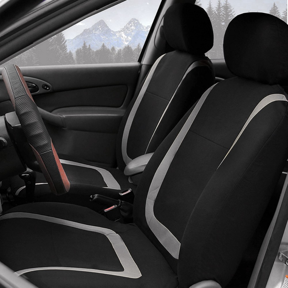 2 Front Car Seat Covers, 2mm Thick, Classic And Durable, Suitable For Small, Medium, And Large Cars, SUVs, And All Seasons photo 7