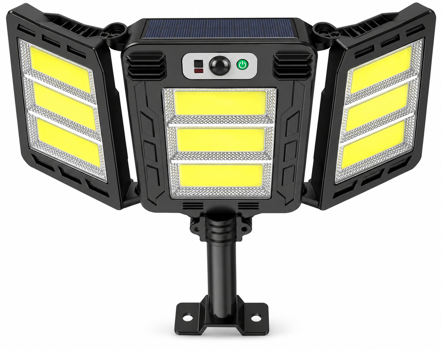 Solar Powered Rechargeable Motion Sensor COB LED Work Light 3000mAh For Auto W786 3 Street photo 1