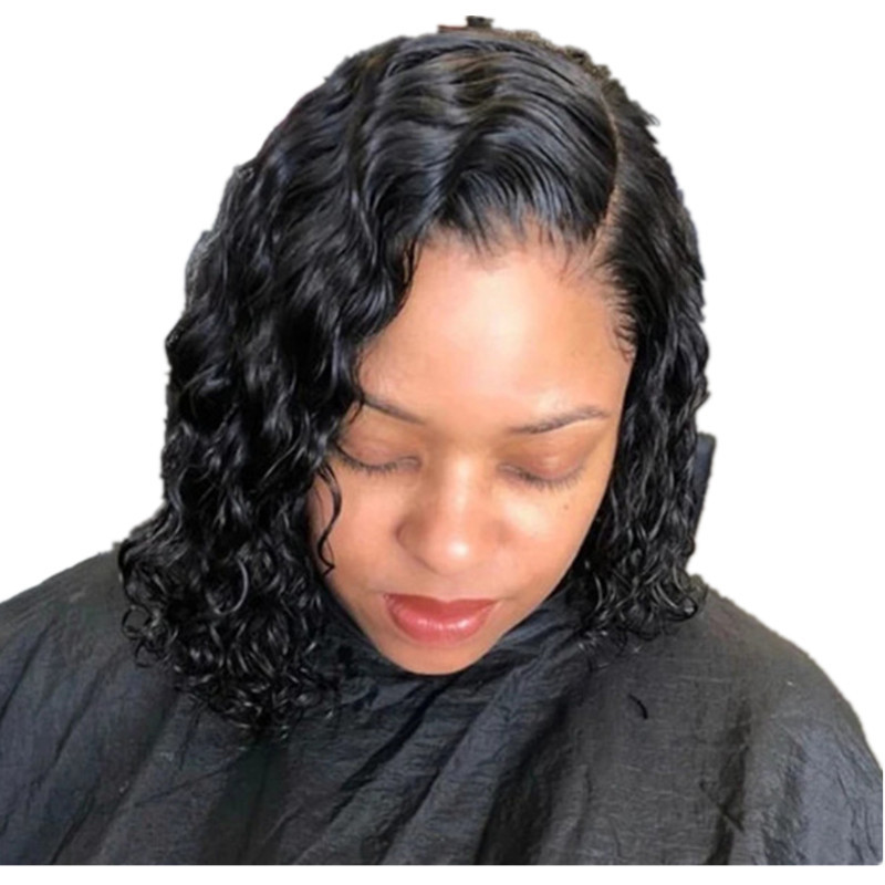 Women's Black Long Curly Hair photo 4