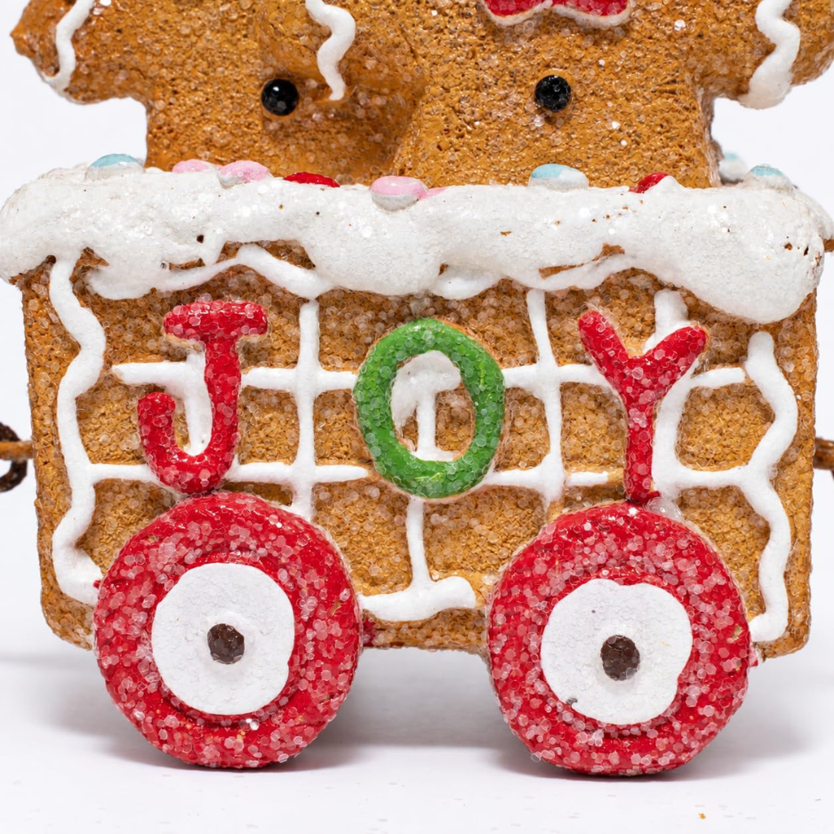 9.25IN Gingerbread Train Figurine, Home Tabletop Decor For Christmas photo 4