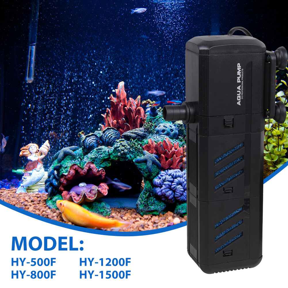 4 In 1 Aquarium Fish Tank Filter Water Pump Internal Purifier Filter Oxygen Wave photo 1