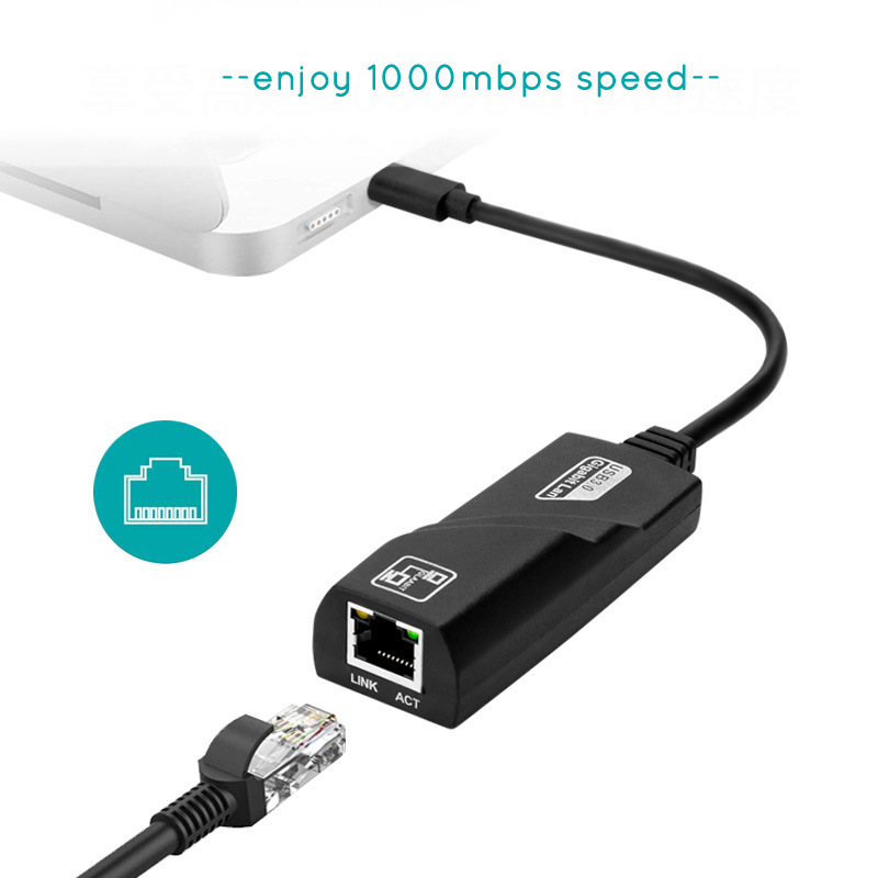 Type-C To RJ45 Gigabit Network Card To USB 3.1 Port photo 2