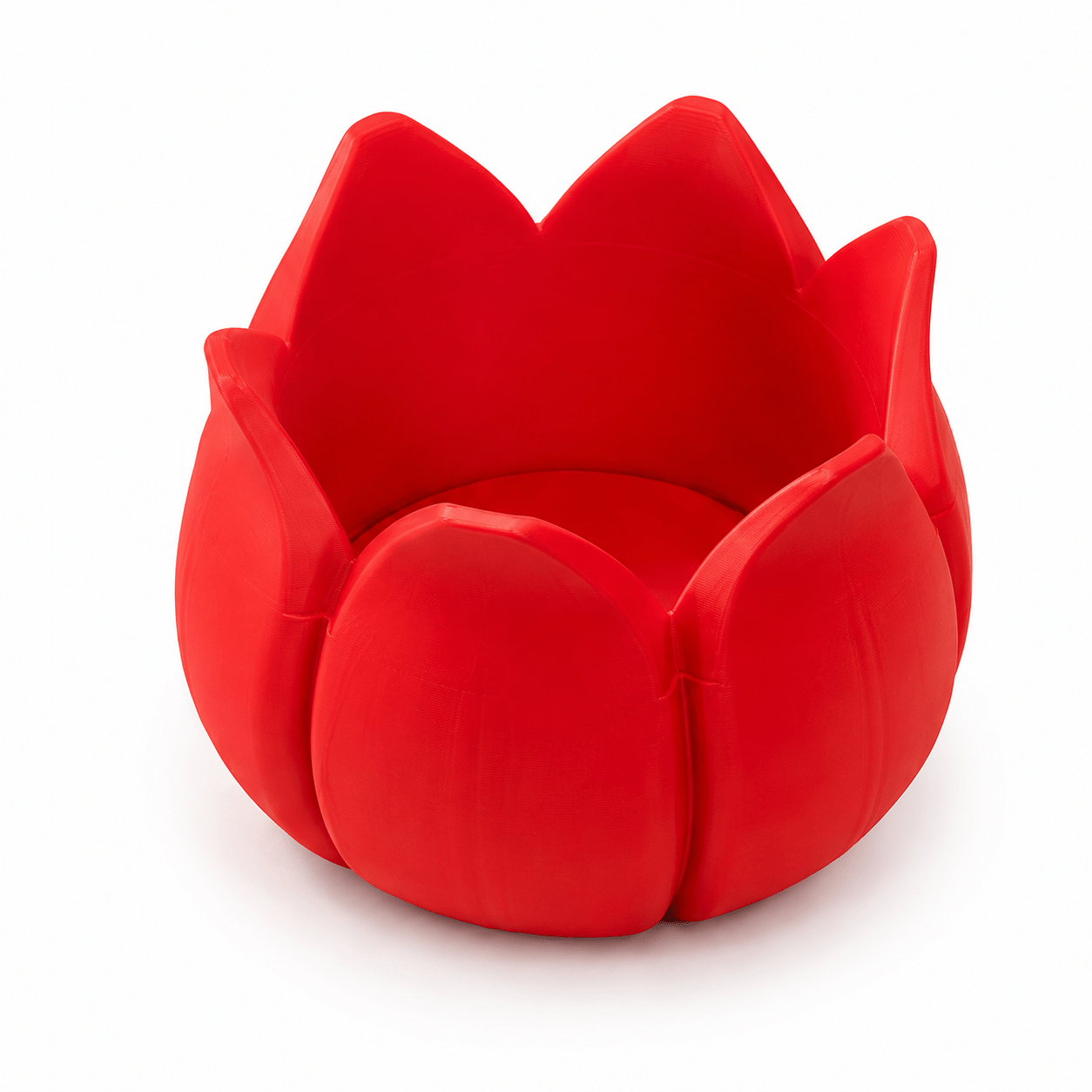 Tulip Flower Mahjong Dice Tray, 3D Printed Dice Holder For Mahjong Game Night, Decorative Table Accessory, Colorful Game Room Decor photo 4