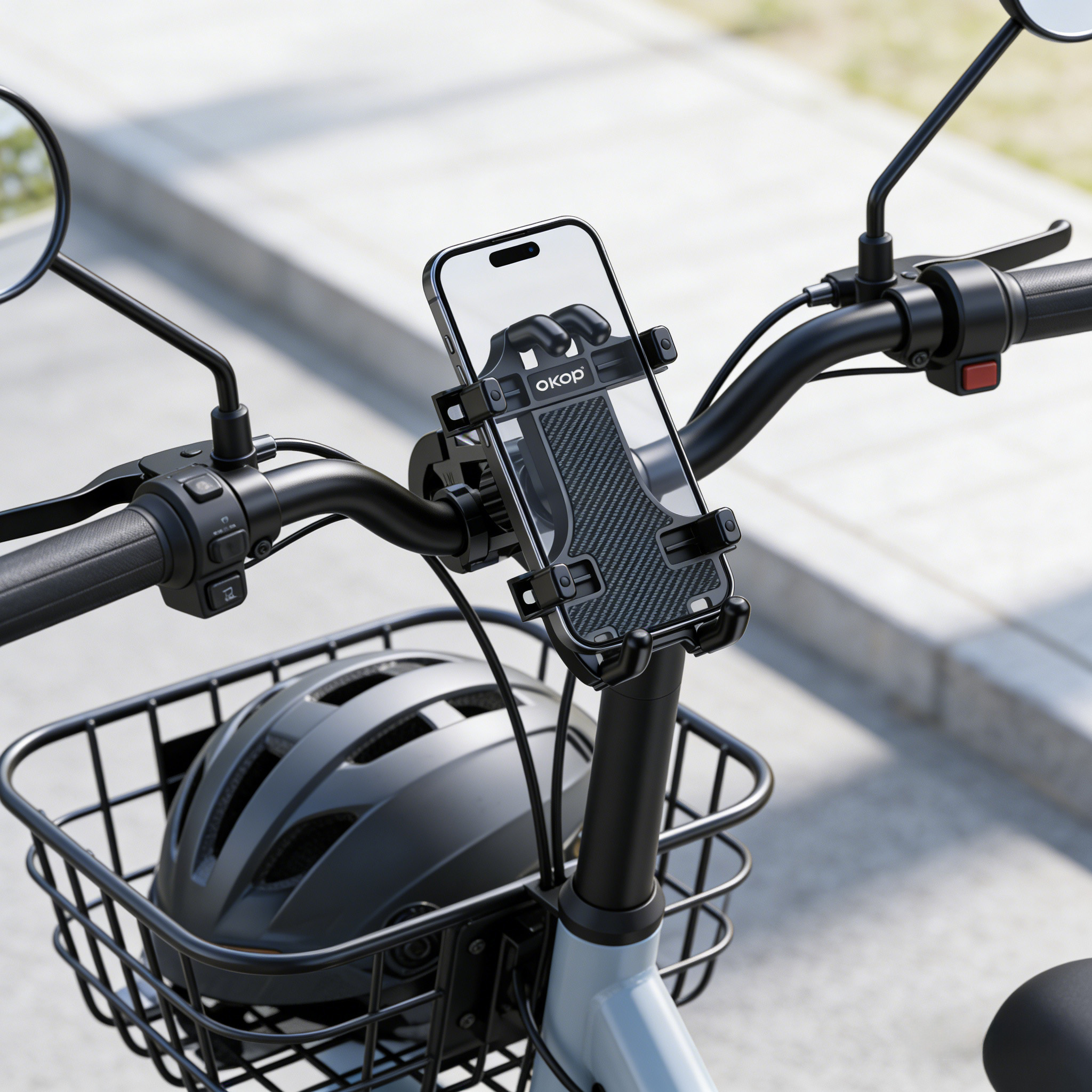 KP-938 Best-Selling Bicycle Vehicle Phone Mount 360-Degree Adjustable Navigation Holder In Stock photo 5