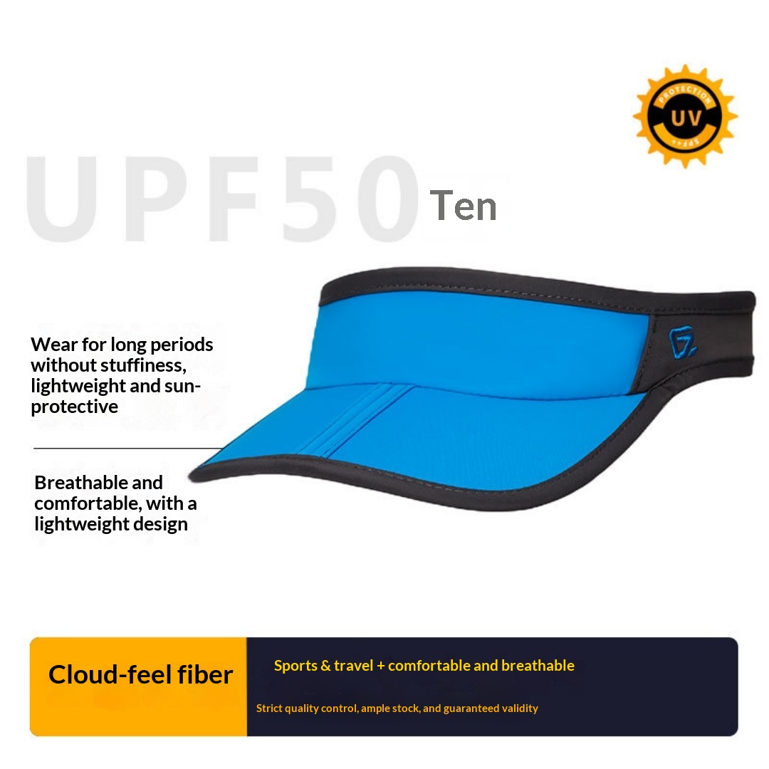 Summer Portable Folding Hat Outdoor Running Sports Breathable Sun Hat Men's Fashionable All-match Women's Sun Hat photo 1