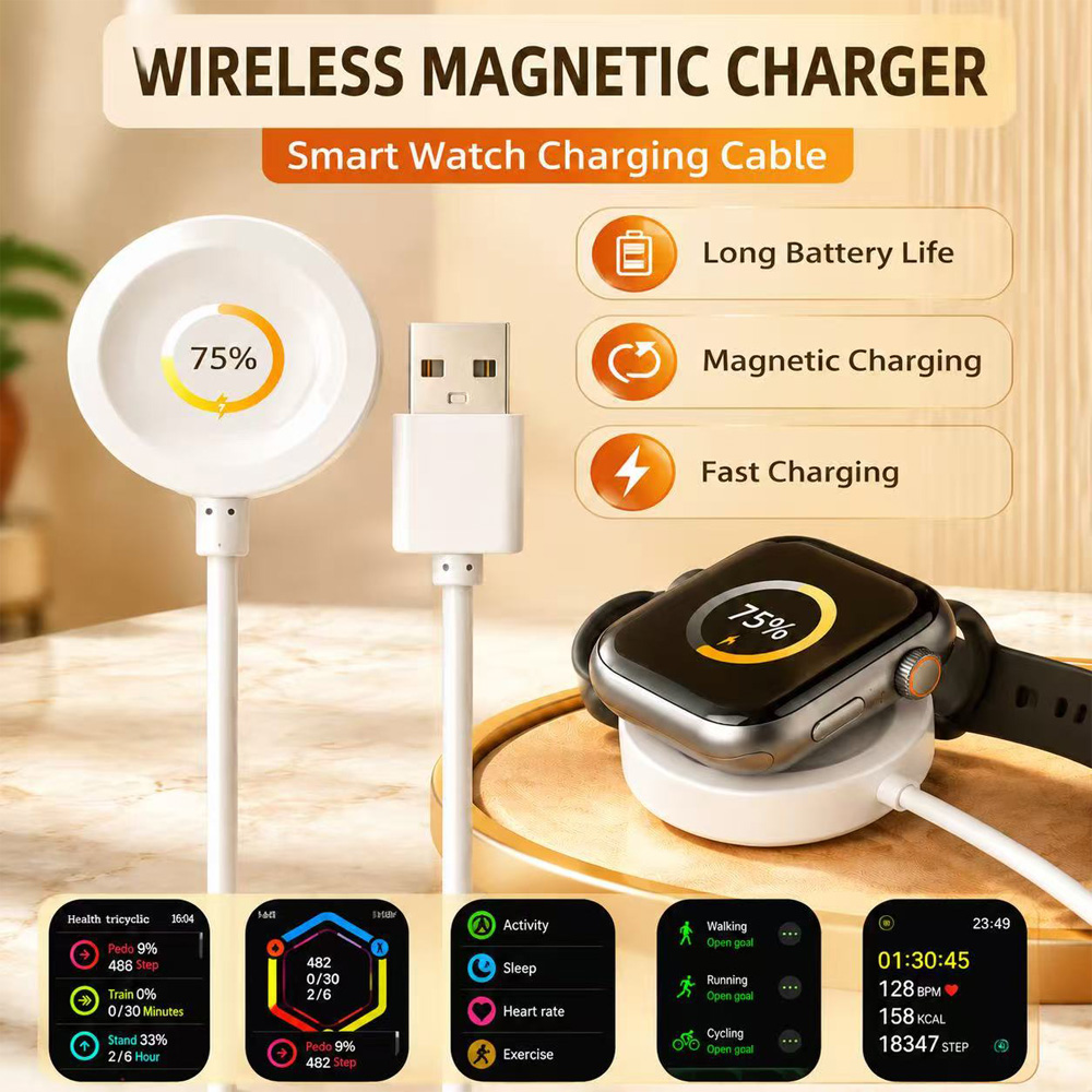 Ten-in-One Smart Watch Set With Wireless Earbuds, Multiple Watch Bands, Magnetic Charger & Protective Case, All-in-One Fitness Smartwatch Gift Box For Men Women photo 2