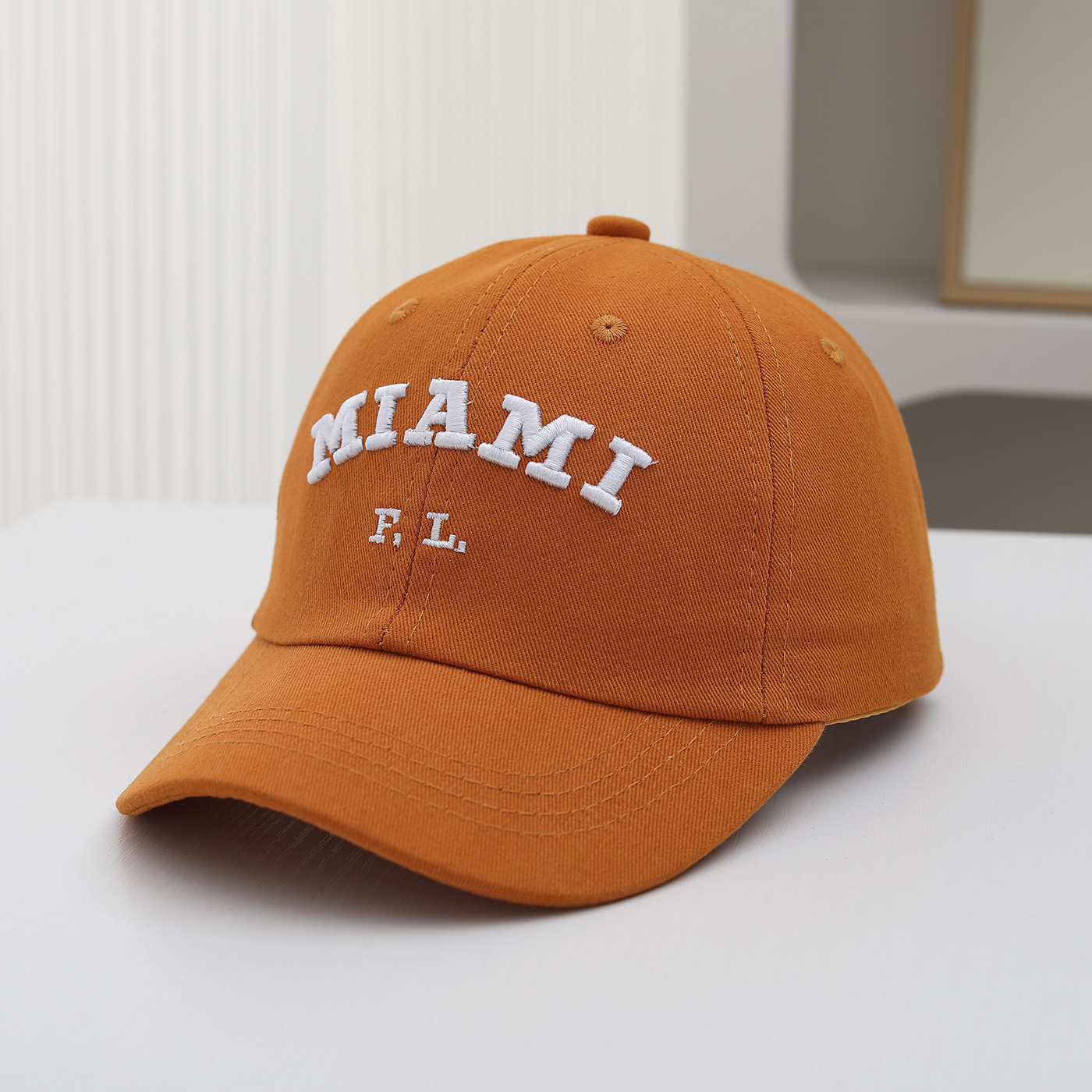Children's Single-color Letter Embroidery Soft-top Adjustable Simple And Versatile Curved-brim Baseball Cap Suitable For Traveling, Shopping And Exercising photo 5