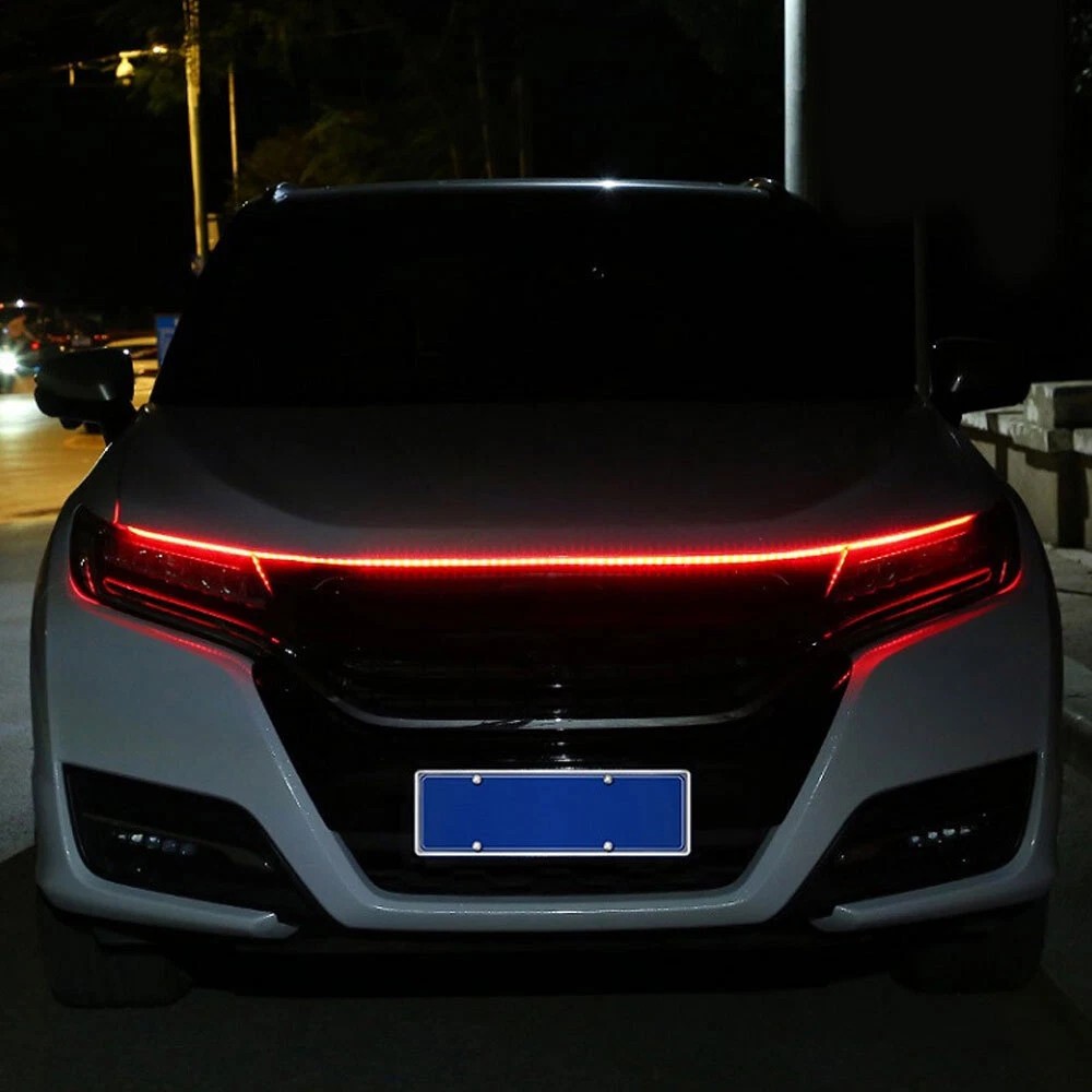 180cm 12V Car Waterproof Front Hood LED Daytime Running Decorative Flexible Light Strip For Car, Truck, SUV photo 8