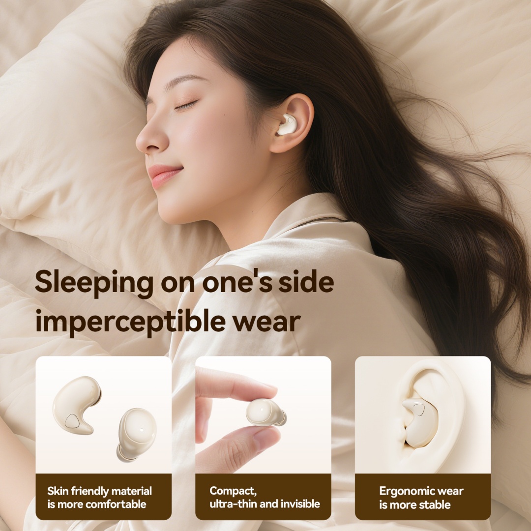 Cross Border Popular M126 2-in-1 Dual Sleep Earphones, Mini Long Battery Life, Ultra-high Sound Quality Wireless Bluetooth Earphones photo 5