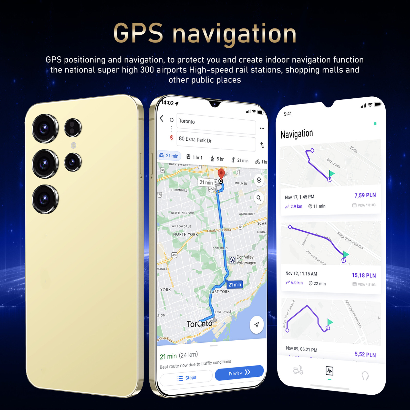 C25 Unlocked Phone, 128GB Smartphone  5G Android 14.0 Cell Phones 6.3HD 6800mAh Dual SIM Dual Standby photo 5