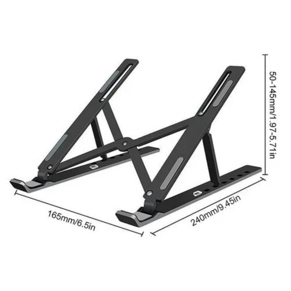 LAPTOP STAND PORTABLE ADJUSTABLE TABLET HOLDER DESK RISER FOR NOTEBOOK BOOK photo 4