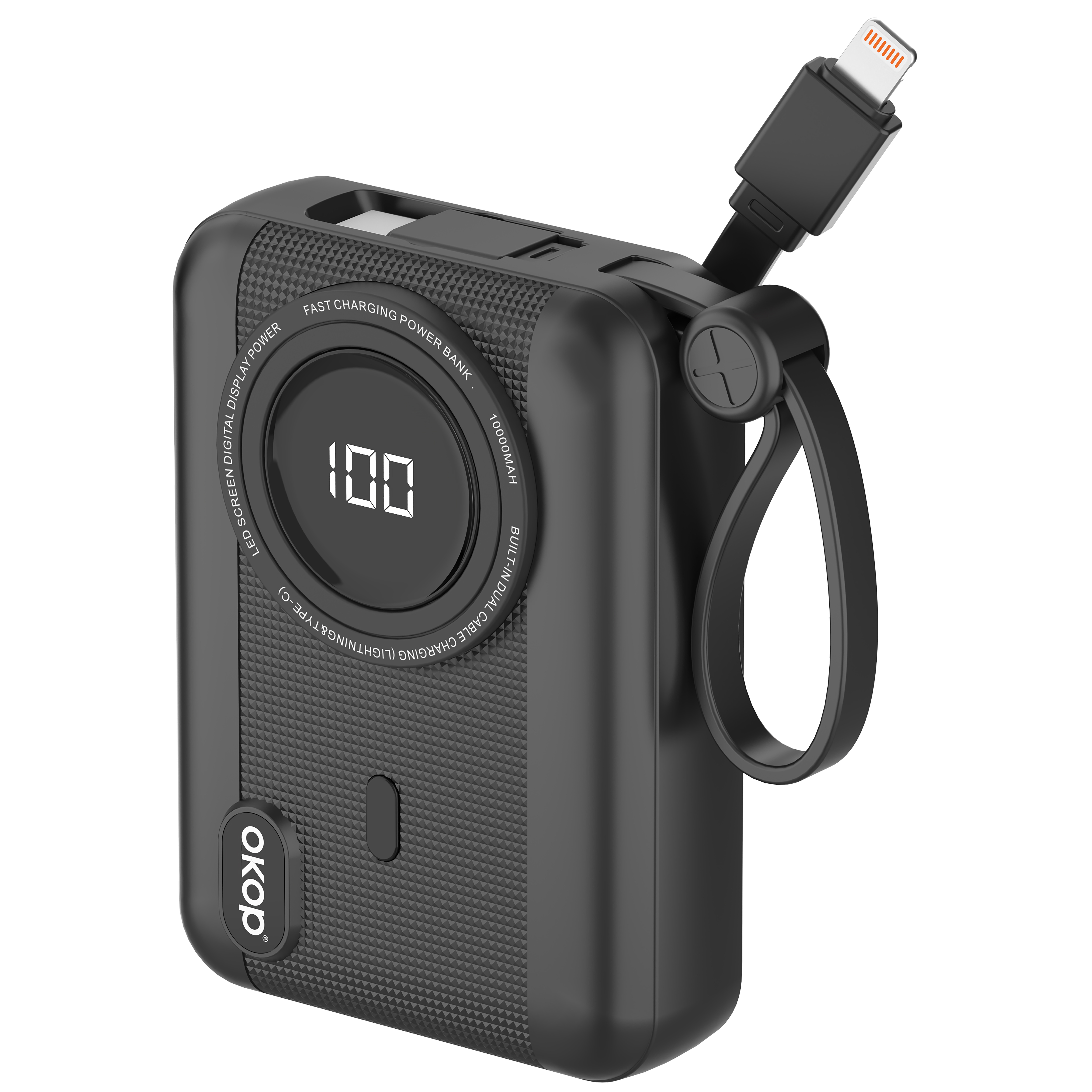 KP-719 Hot-selling 10,000mAh Power Bank 3C Certified Display Fast Charging Long Battery Life In Stock photo 3