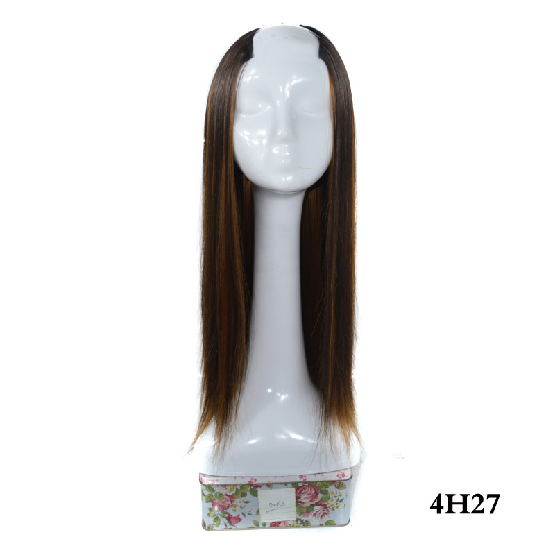 Women's Long Straight Hair U-shaped Half Headgear photo 8