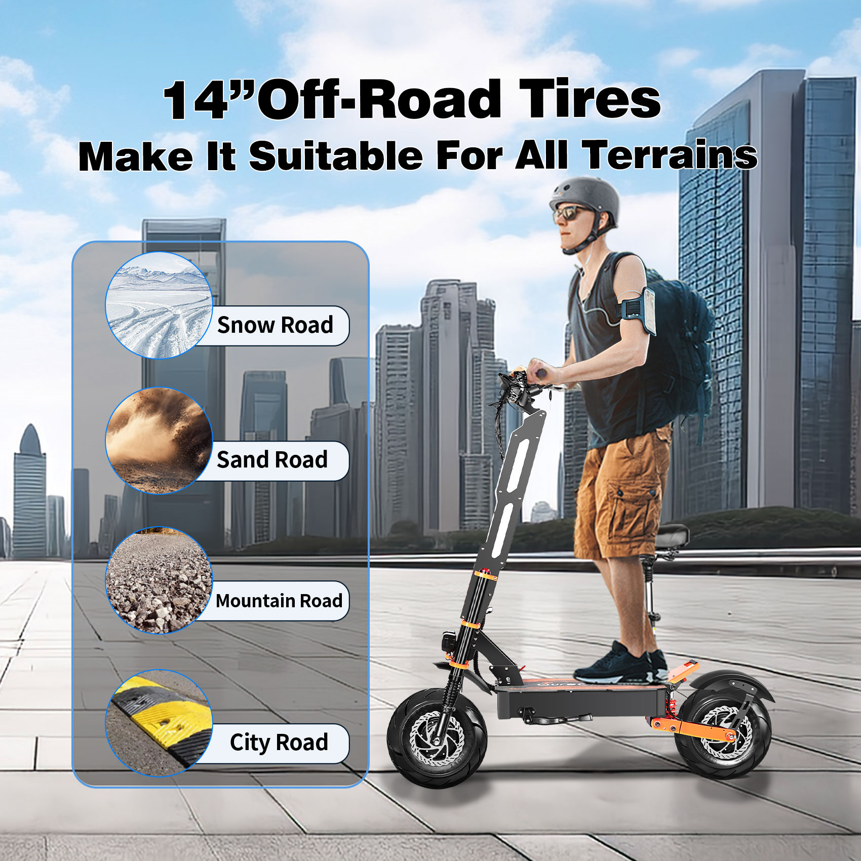 X8 Commuter Electric Scooter With 13-inch Wheels And 32 Mph Highway-Rated Tires photo 7