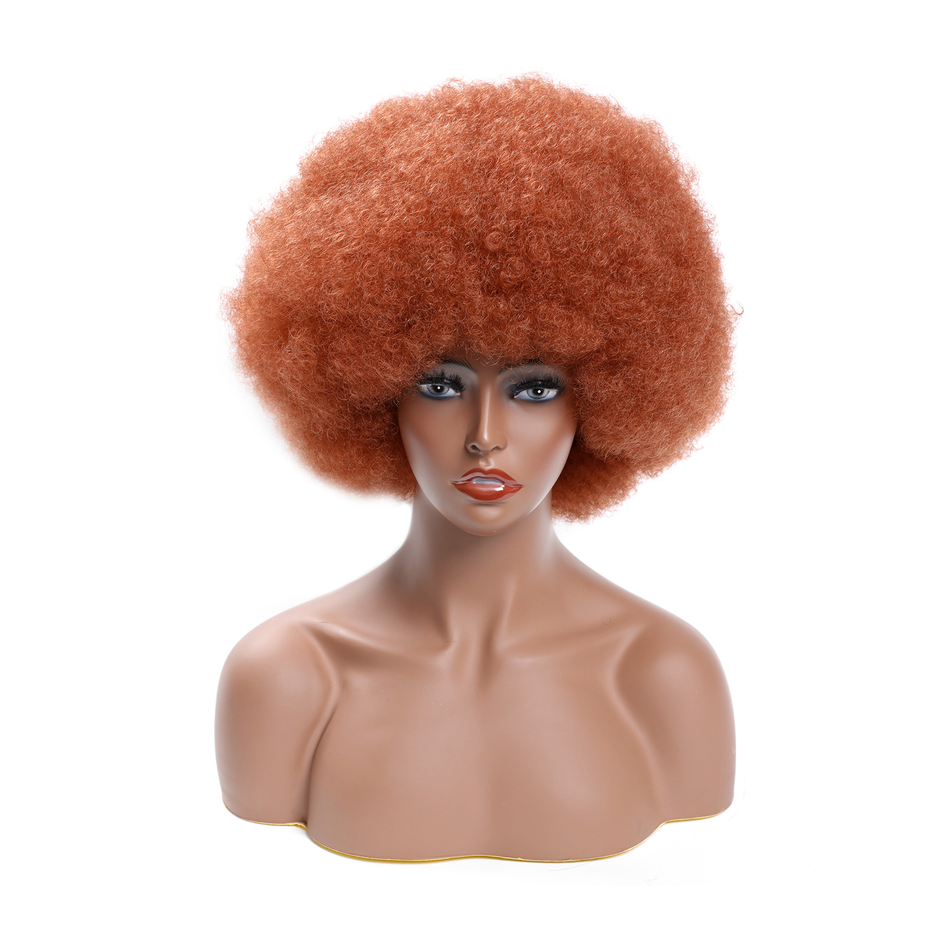 Microwave Short Curly Hair Fluffy Explode Wig Headgear photo 3