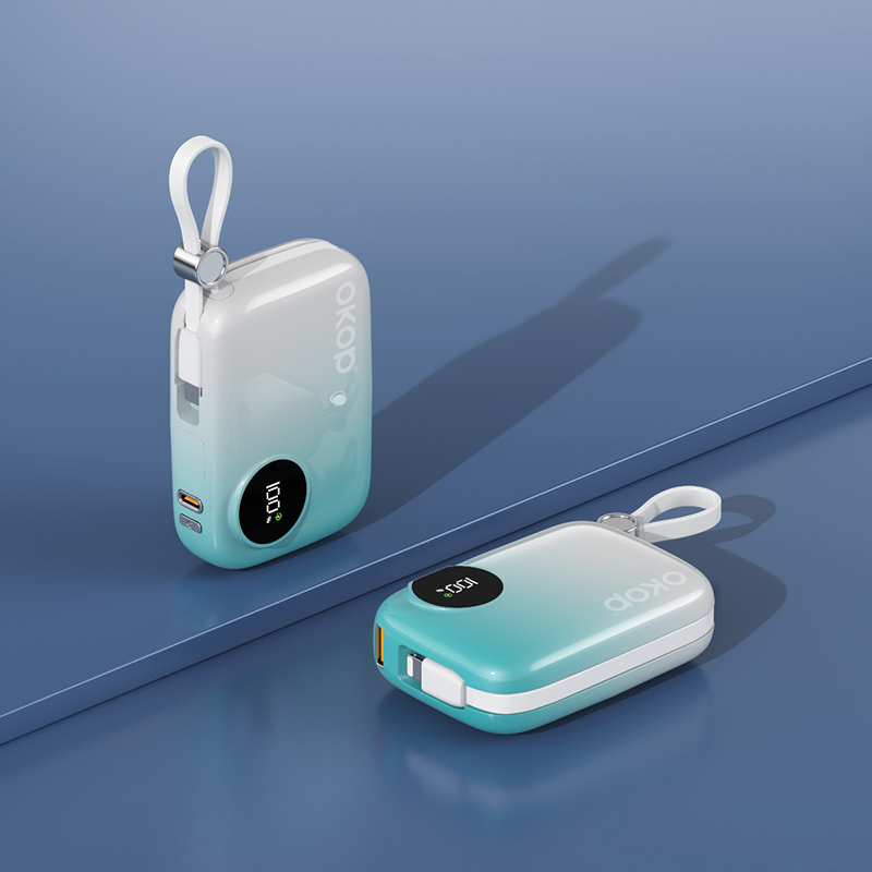 KP-718 Best-selling 10,000mAh Power Bank With Digital Display And Fast Charging High Capacity Portable Design In Stock photo 8