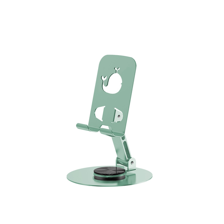 KP-934 Metal Desktop Phone Tablet Stand Adjustable Foldable Rotatable Ideal For Streaming Live Broadcasting And Filming In Stock photo 2