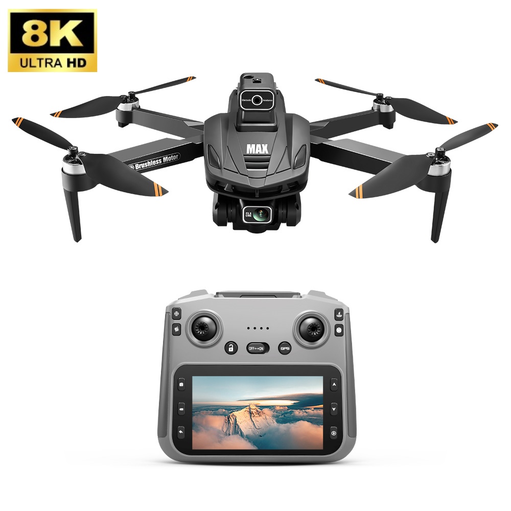 V168Pro Max Drone  8K HD 4.5-inch Screen, With GPS Positioning Function. photo 1