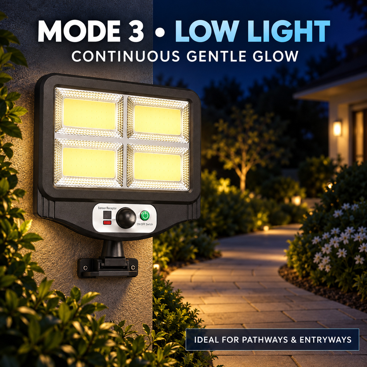 Solar Powered Rechargeable Motion Sensor COB LED Work Light 1500mAh For Auto W781 4 1x photo 7