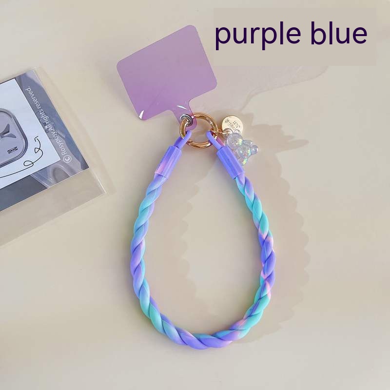 Phone Case Lanyard Suitable For Silicone Split Lanyard Keychain Short Rope Mobile Phone Pendant Gasket photo 7