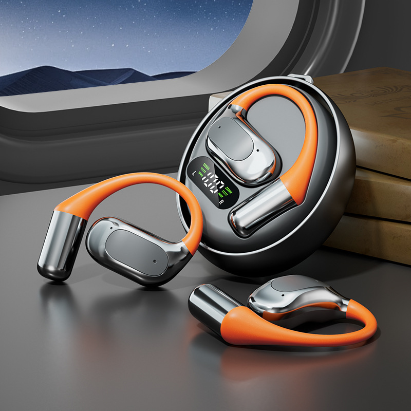 Cross Border Explosion M113 Hanging Earphone Rotating Small Coconut Ball Ultra Long Life High Color Value Bluetooth Headphones Customized photo 1