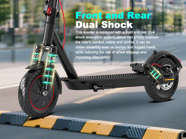 D01 Pro Max 10 Inches Wheels Dual Suspension 36V 10.4Ah City E-scooter photo 3