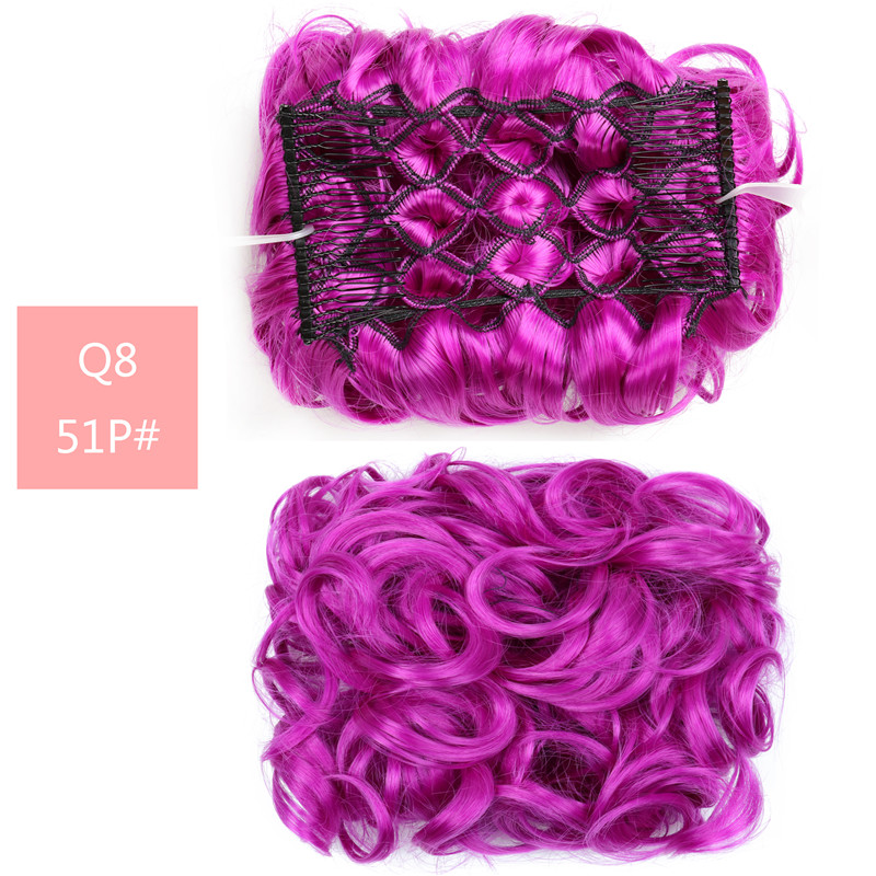 Fluffy Wig High Temperature Wire Pan Head Jewelry Insert Comb photo 8
