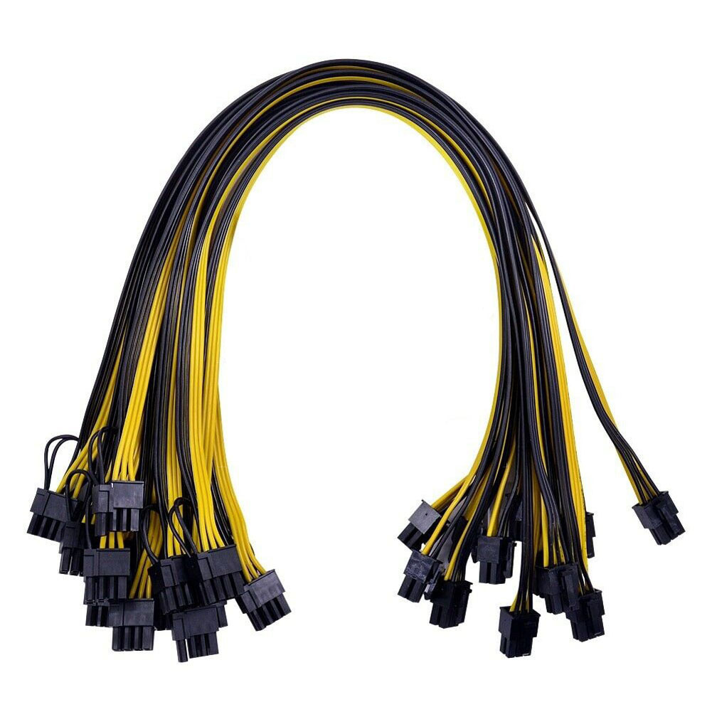 6pin To Dual 8pin Graphics Card Power Supply Line photo 1
