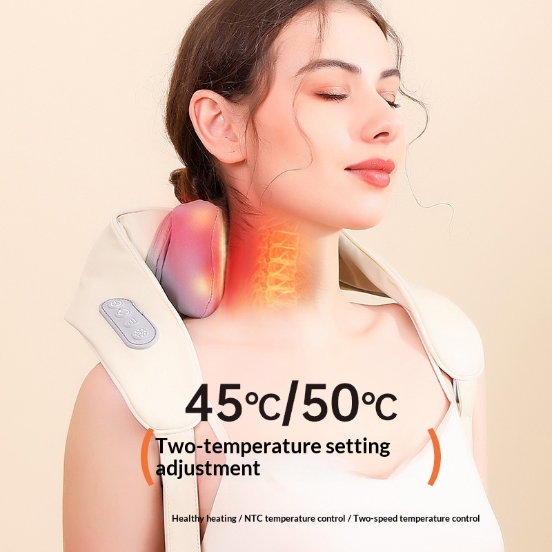 New Oblique Square Machine Massage Machine Shoulder And Neck Massage Machine Cervical Hot Compress Home Cervical Massage Massage Machine In Stock Wholesale photo 1
