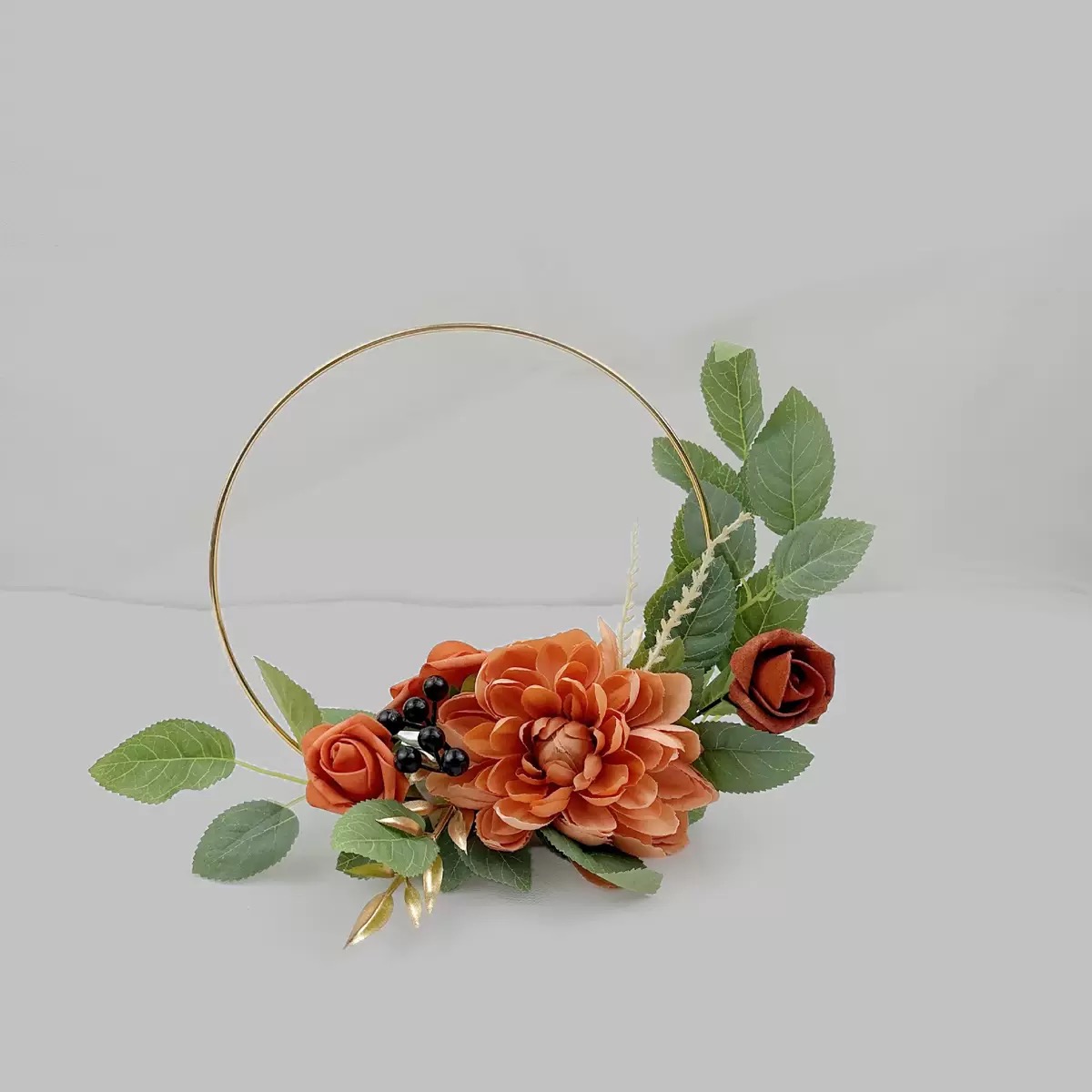 Artificial Floral Hoop Decor For Weddings, Parties & Home photo 6