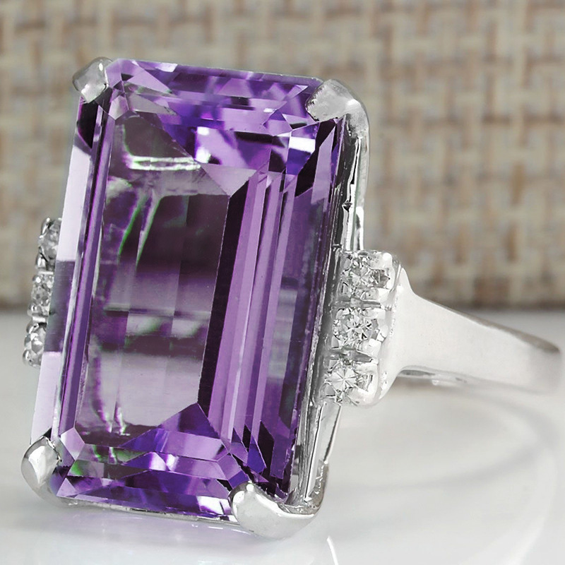 Stylish And Exquisite Citrine Engagement Ring For Women photo 6