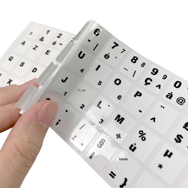 French Smooth Keyboard Stickers Russian Arabic photo 7