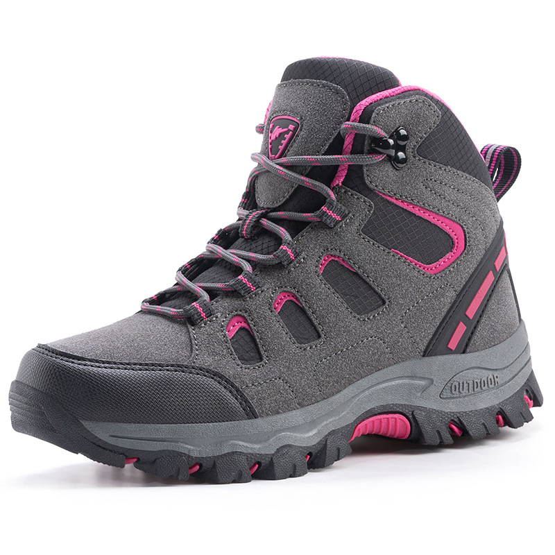 Couple's High-top Breathable Waterproof Non-slip Camping Leisure Mountaineering Shoes photo 8