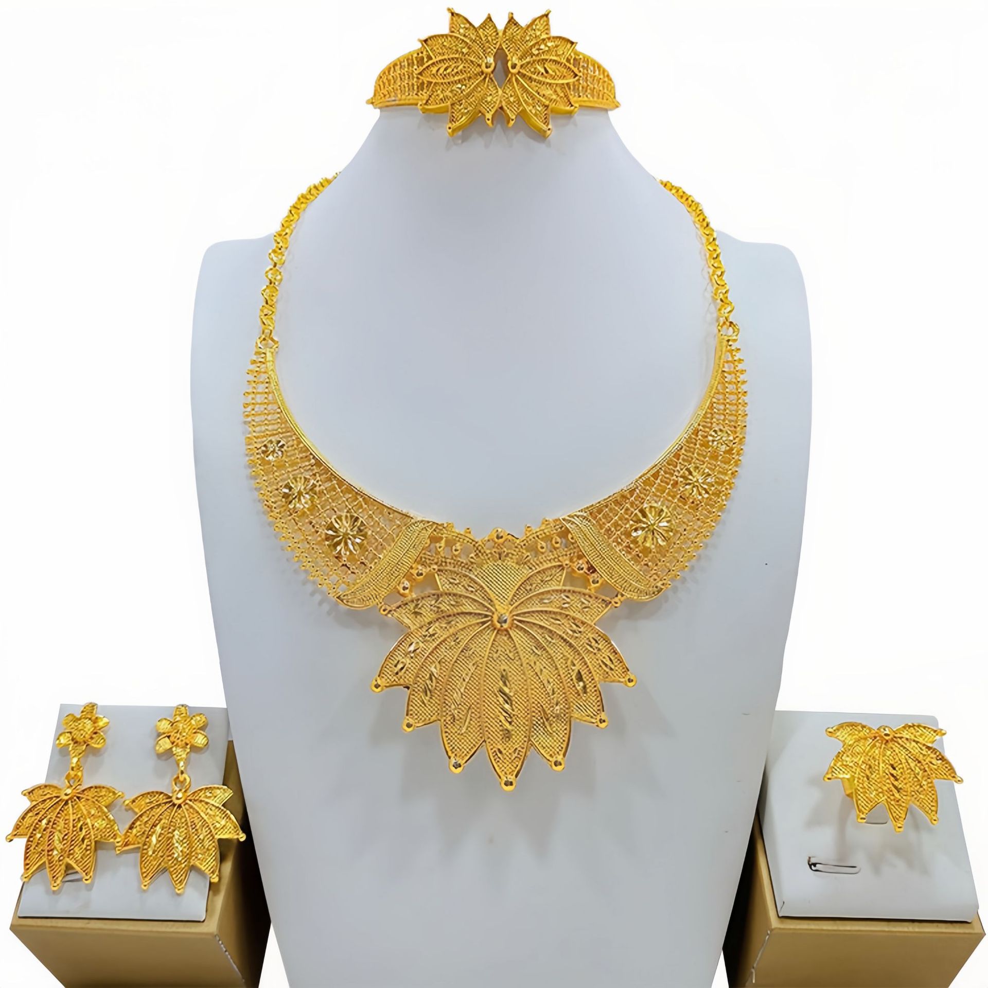 Women's Fashion All-match Jewelry Mirror Jewelry Suit photo 2