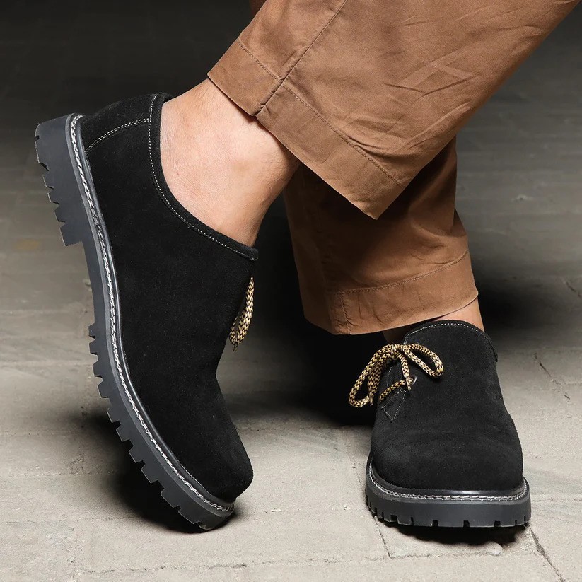 New European And American-style Round-toe Low-heeled Shoes photo 3