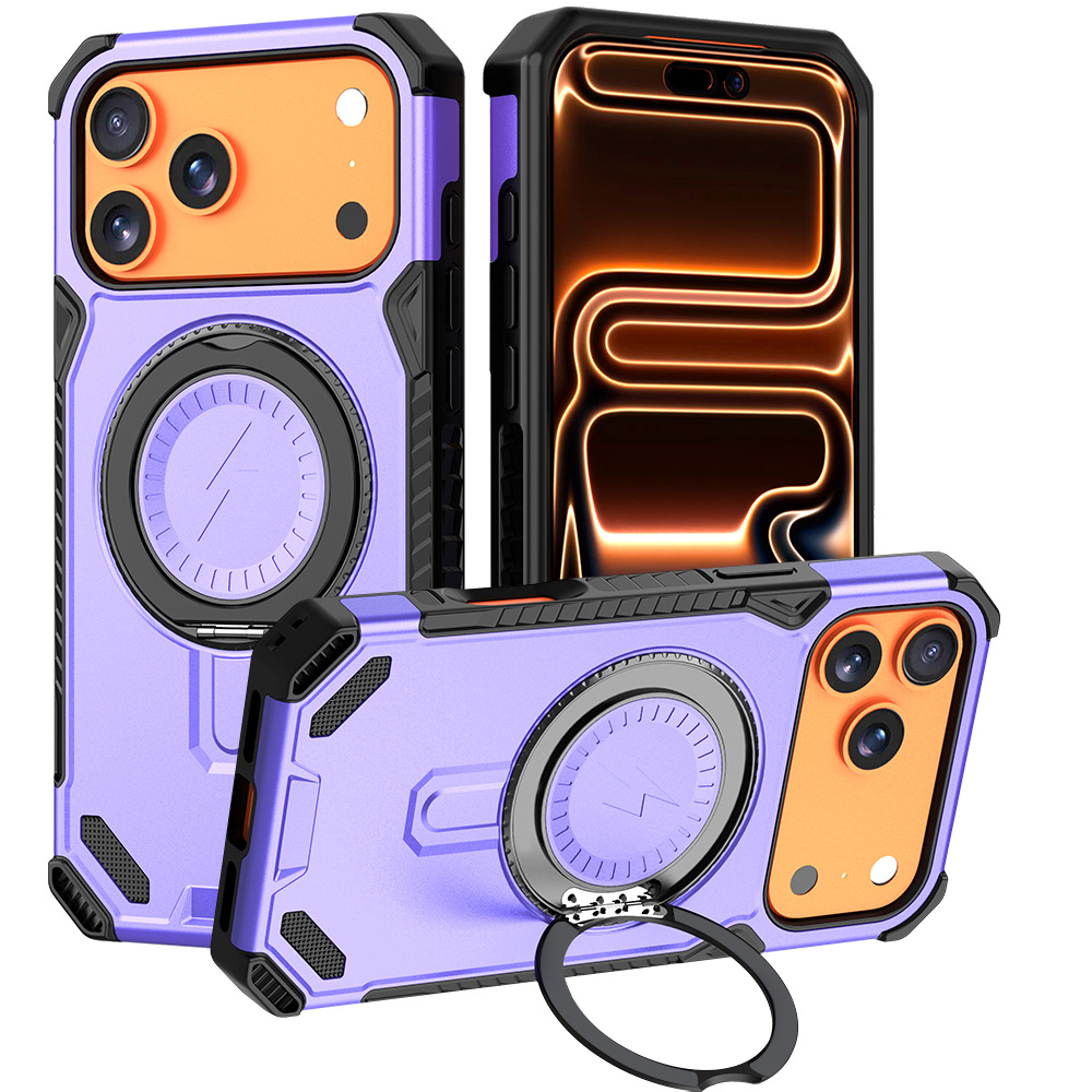 Magnetic Bracket Ring-clasp Phone Case photo 3