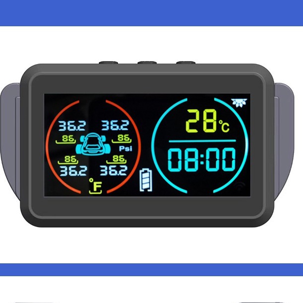 TPMS Time And Temperature Display Tire Pressure Monitor photo 4