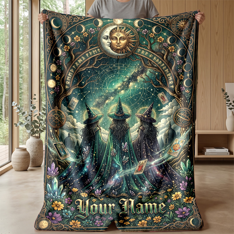 Flannel Blanket Halloween Cute Cat Pumpkin Design Party Decorative Blanket photo 2