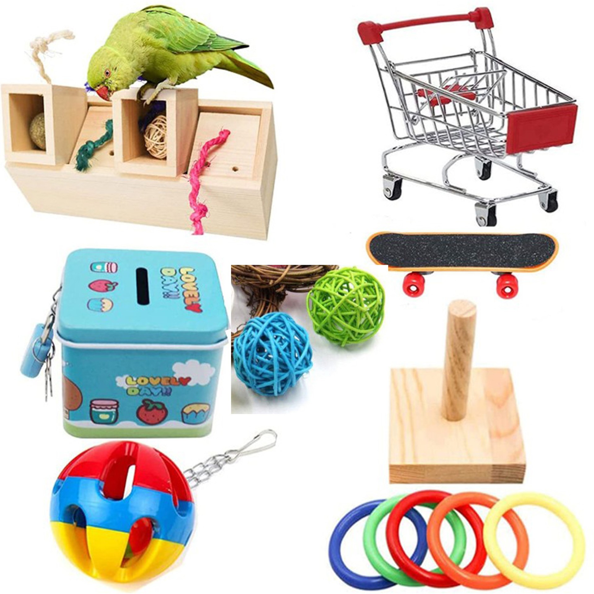 Parrot Toy Bird Supplies Supplies Puzzle Training photo 1