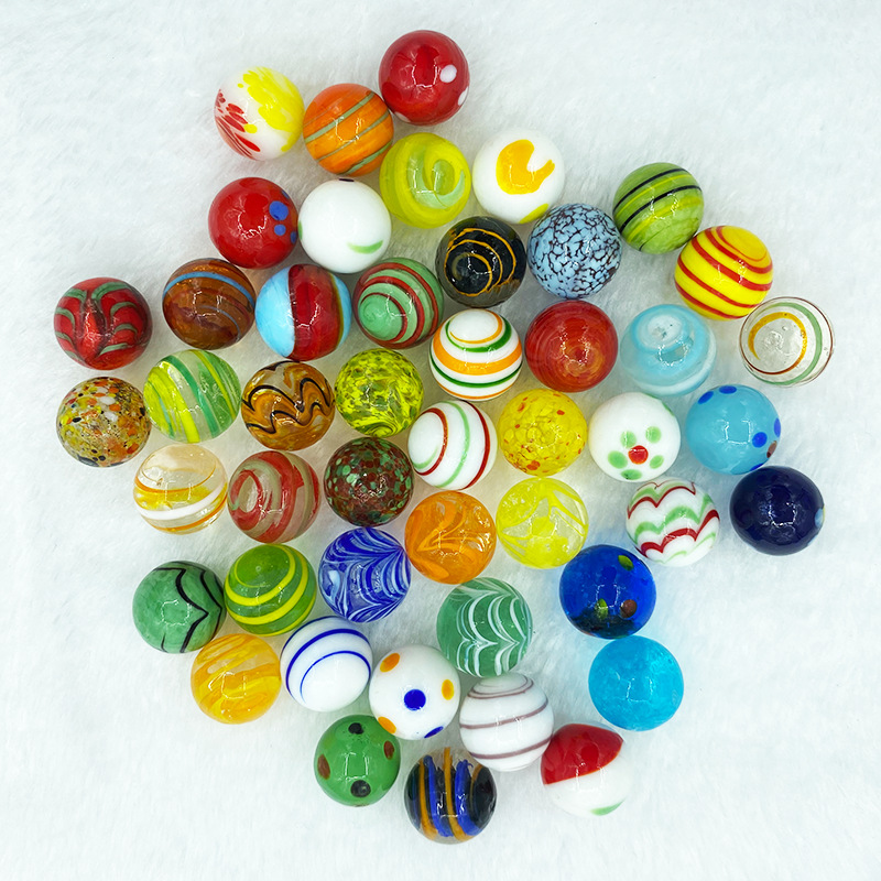 Colorful Solid Game Glass Marbles Fish Tank And Flower Pot Decoration photo 4