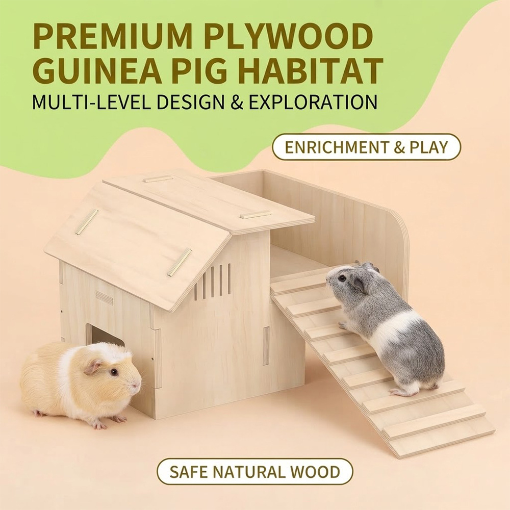 Pet Climbing Ladder Wooden House photo 3