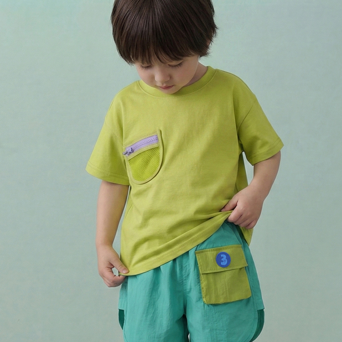 Summer New Arrivals Boys Cotton Class A T-shirts Girls Casual Tops photo 1